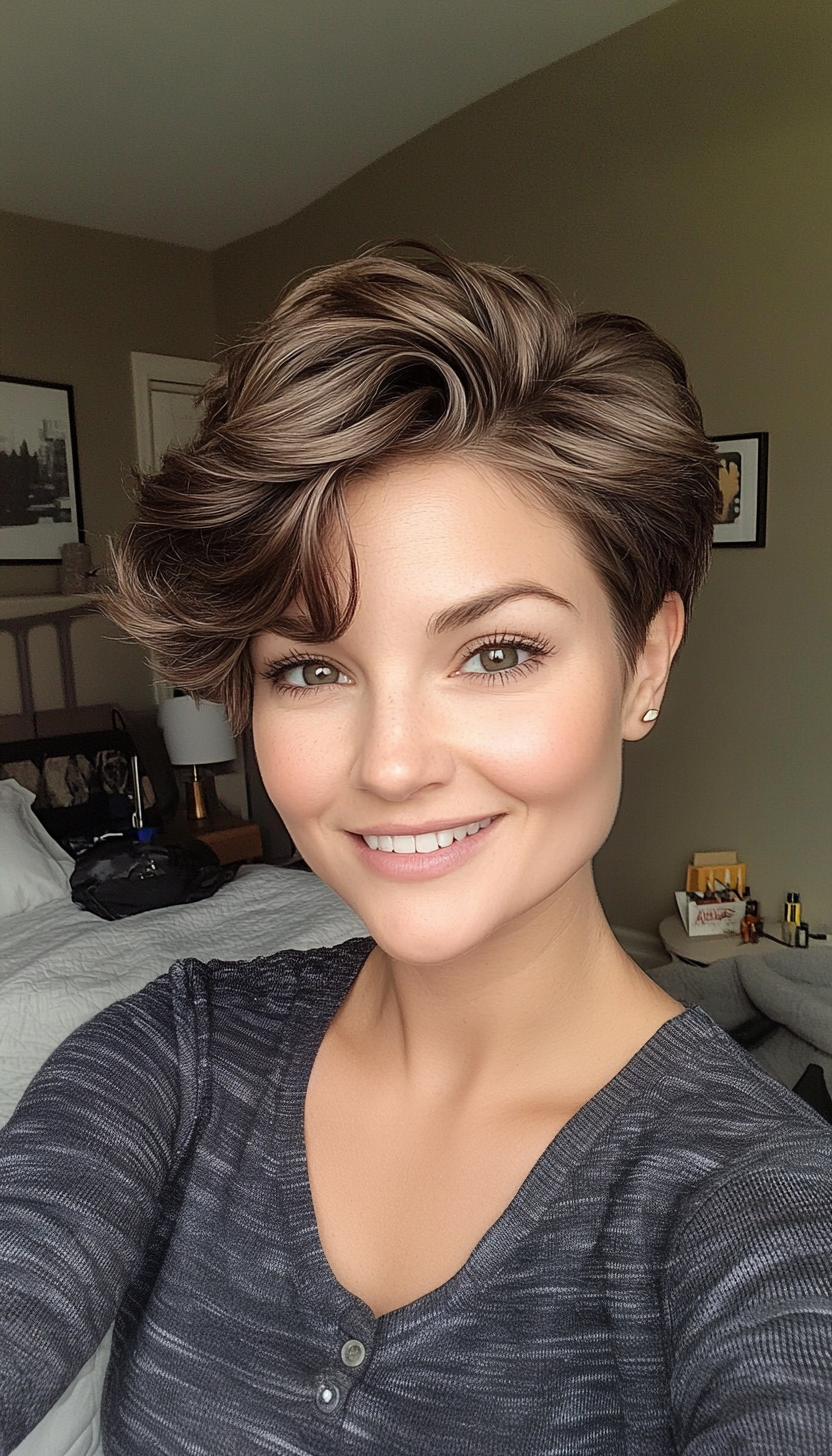 20. Sable Wavy Pixie (Short Pixie Haircuts) - Short Pixie Haircuts