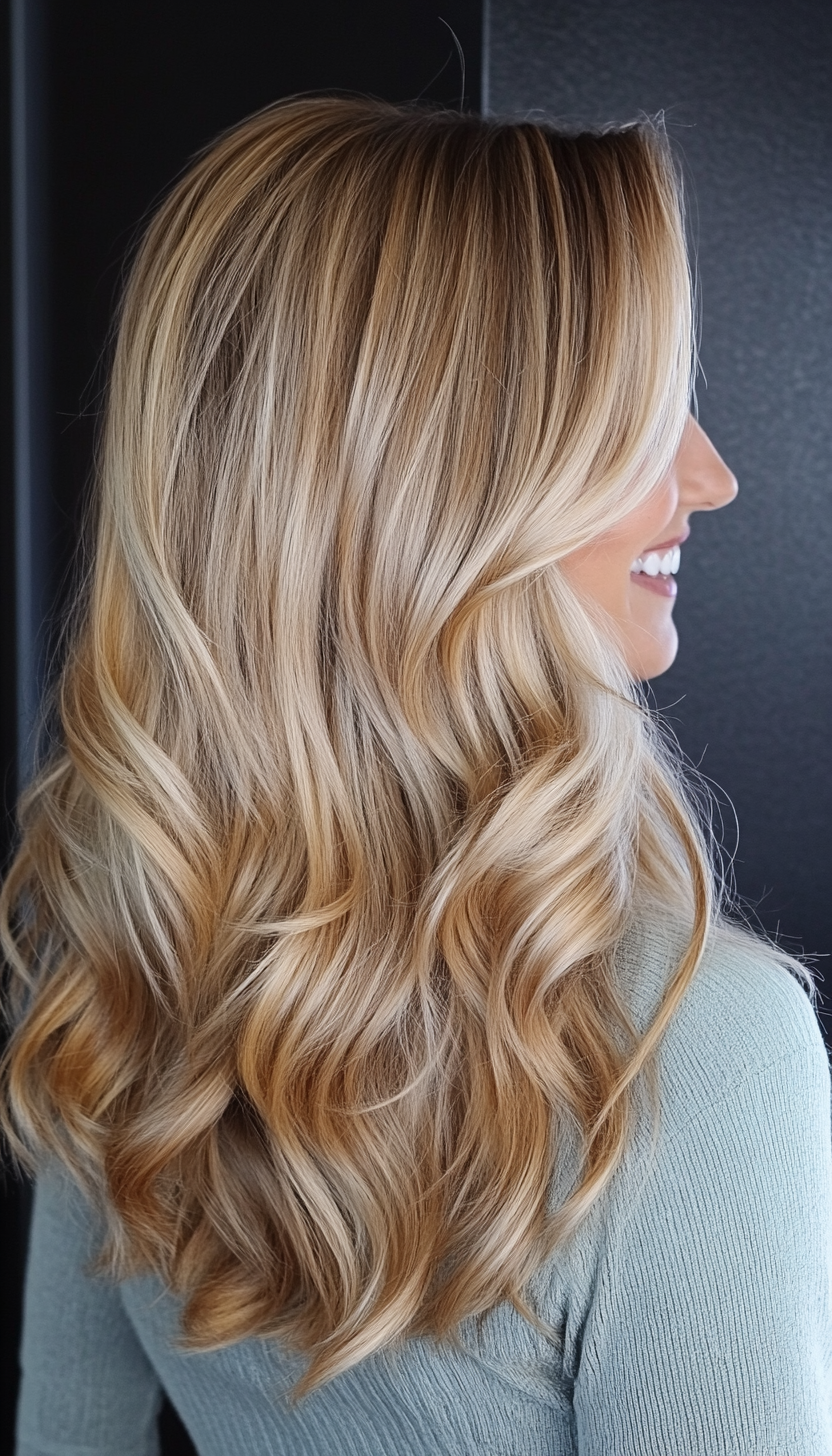 9. Vanilla Blonde Waves (Long Wavy Haircuts) - Long Wavy Haircuts
