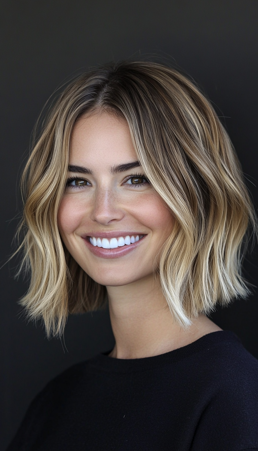 15. Sun-Kissed Honey Blonde Bob (Bob Hairstyles For Thin Hair) - Bob Hairstyles For Thin Hair