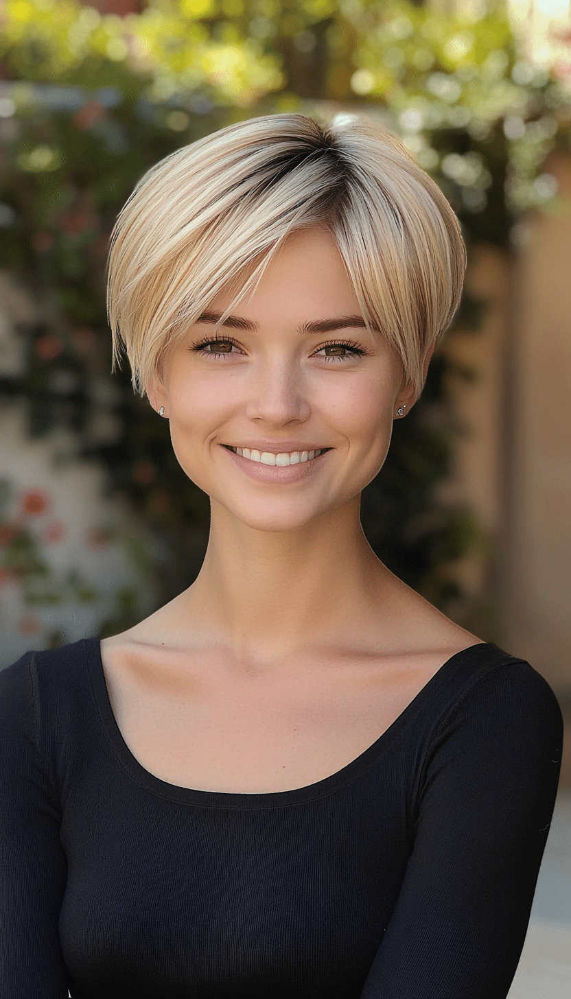 14. Wispy Pixie with Sandy Blonde (Short Haircuts For Women With Straight Hair) - Short Haircuts For Women With Straight Hair