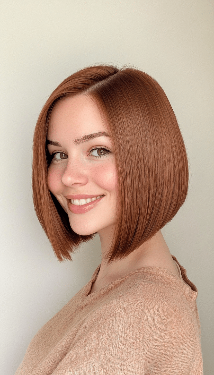 25. Short Pageboy with Light Chestnut Brown (Short Haircuts For Women With Straight Hair) - Short Haircuts For Women With Straight Hair