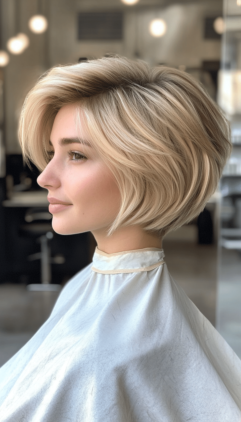 3. Chin-Length Pixie Bob in Golden Blonde (Pixie Bob Haircut Ideas) - Pixie Bob Haircut Ideas