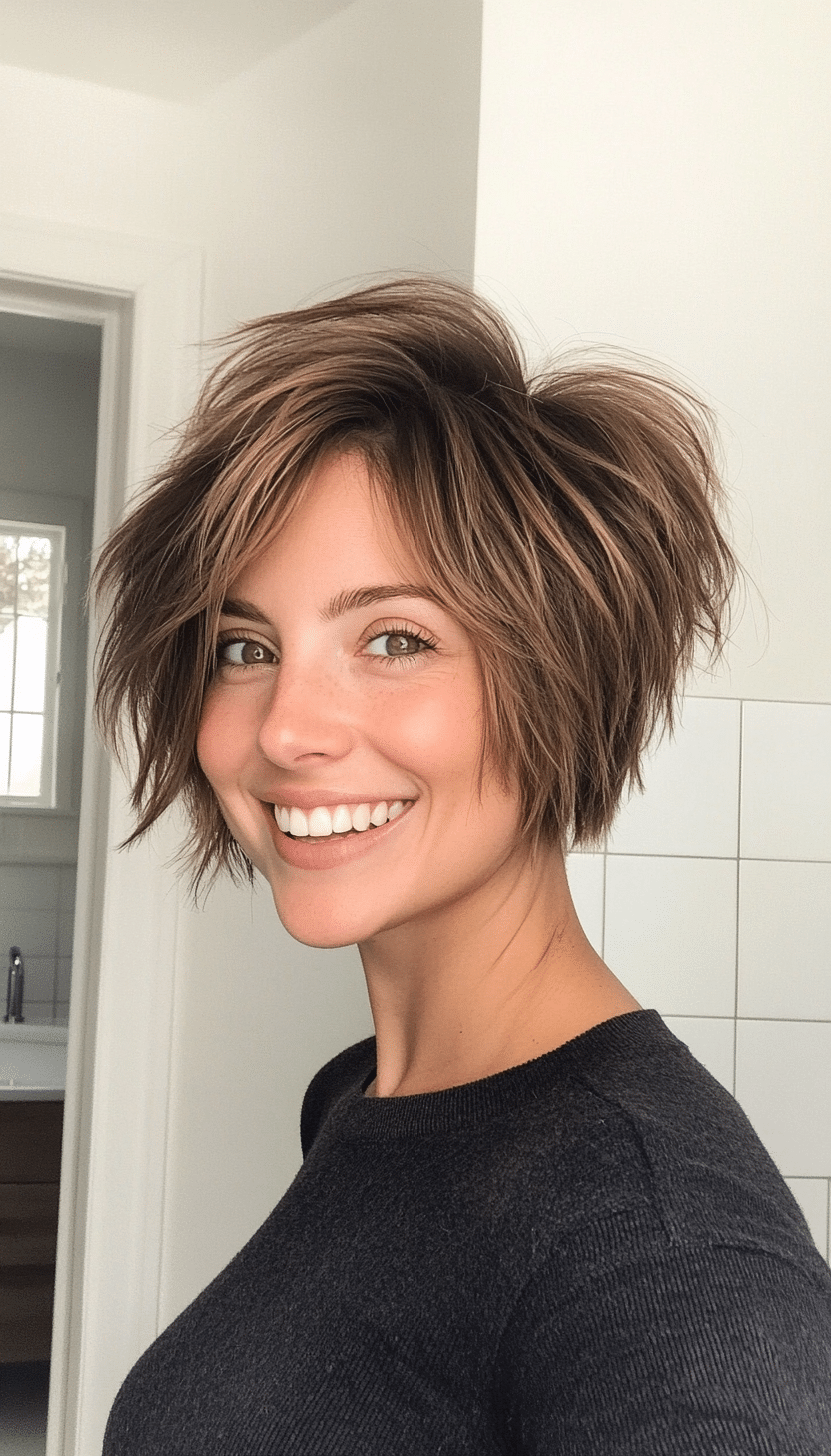 5. Shaggy Pixie Bob in Ash Brown (Pixie Bob Haircut Ideas) - Pixie Bob Haircut Ideas