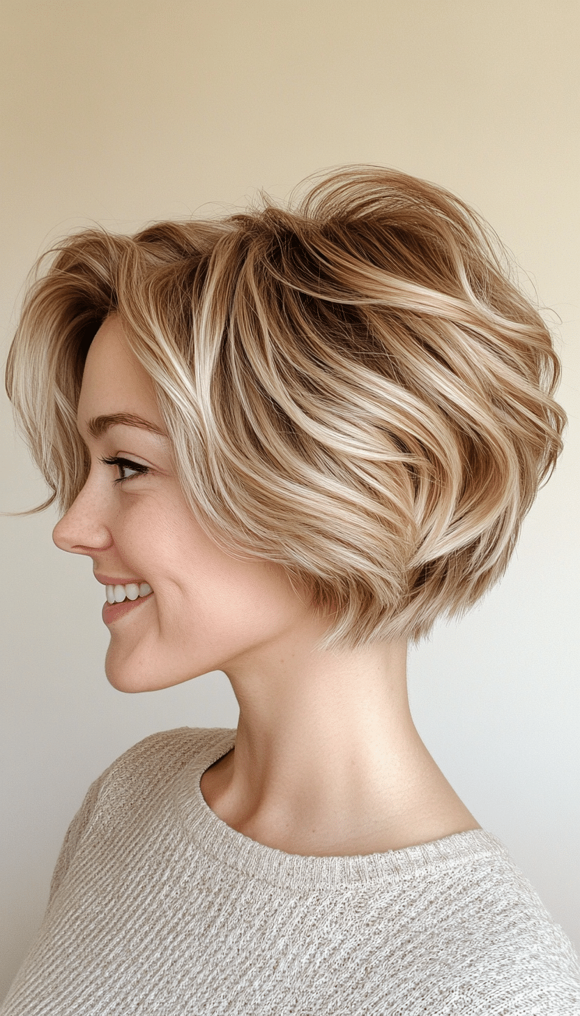 9. Tousled Pixie Bob in Sandy Blonde (Pixie Bob Haircut Ideas) - Pixie Bob Haircut Ideas