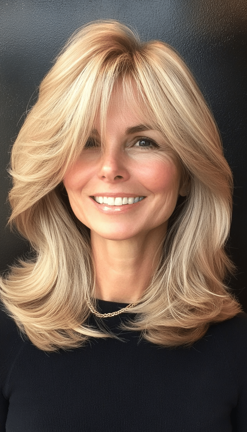 4. Chin-Length Cut with Soft Honey Blonde (Haircuts For Women Over 50 With Thin Hair) - Haircuts For Women Over 50 With Thin Hair