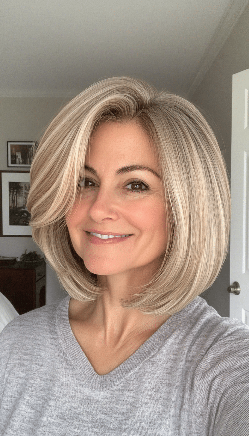 5. Tapered Cut in Sandy Blonde (Hairstyles For Older Women With Thin Hair) - Hairstyles For Older Women With Thin Hair