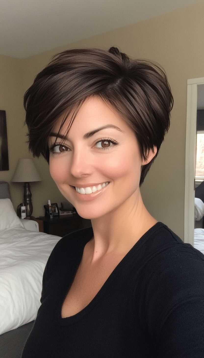 1. Classic Brunette Pixie (Very Short Pixie Haircuts) - Very Short Pixie Haircuts