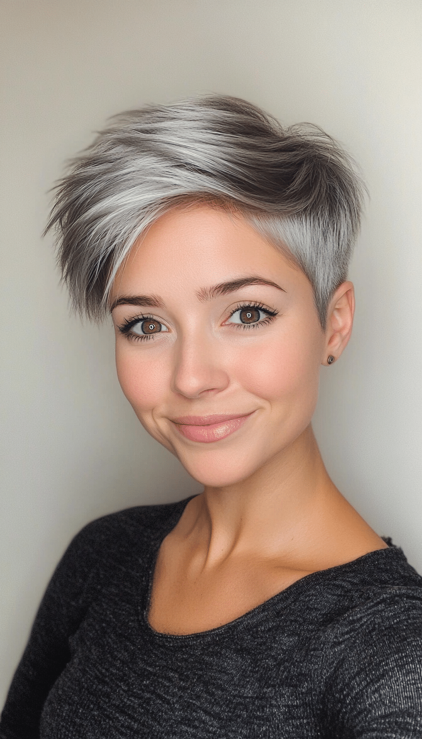 3. Silver Tapered Pixie (Very Short Pixie Haircuts) - Very Short Pixie Haircuts