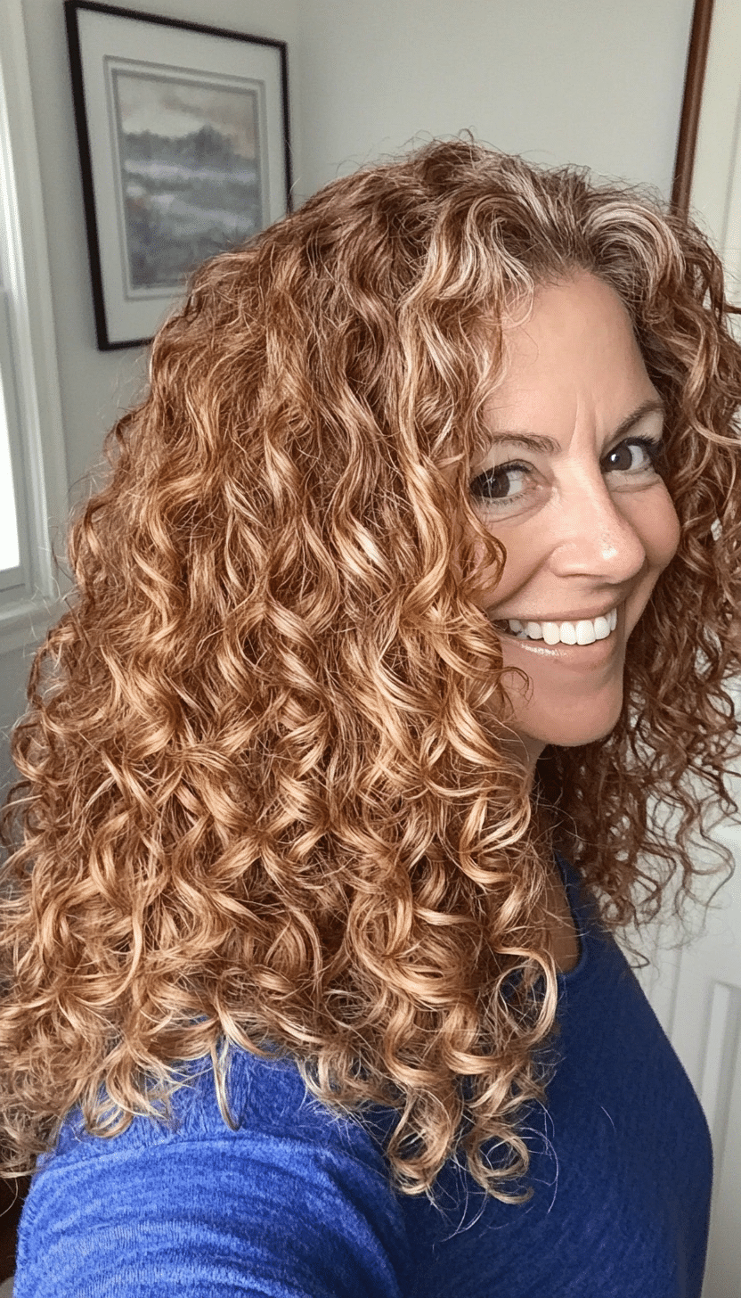 27. Vibrant Vanilla Curls (Cool Hairstyles For Older Women) - Cool Hairstyles For Older Women