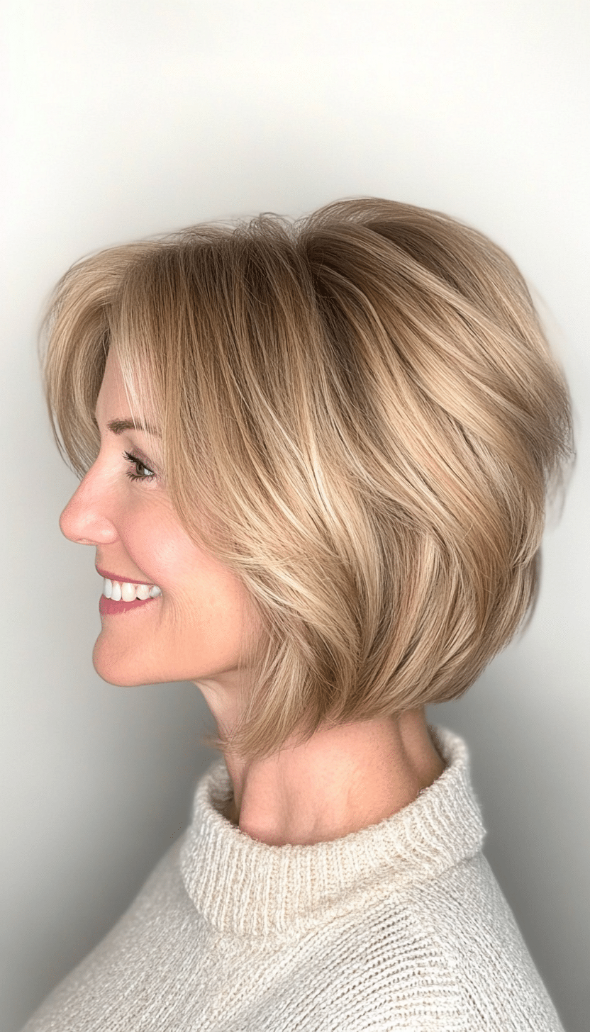 27. Soft Golden Blonde Bob (Short Haircuts For Women Over 60 With Fine Hair) - Short Haircuts For Women Over 60 With Fine Hair