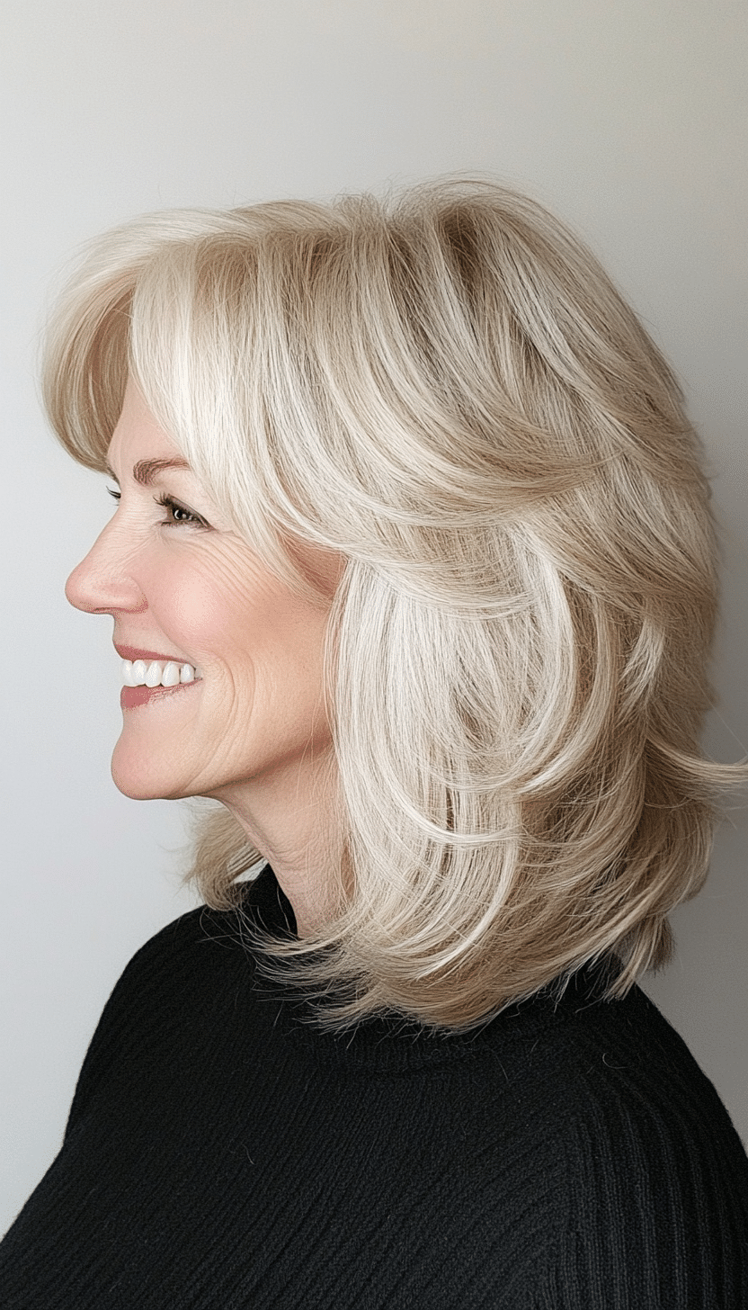 1. Classic Blonde Wisps (Shag Haircuts For Women Over 60) - Shag Haircuts For Women Over 60