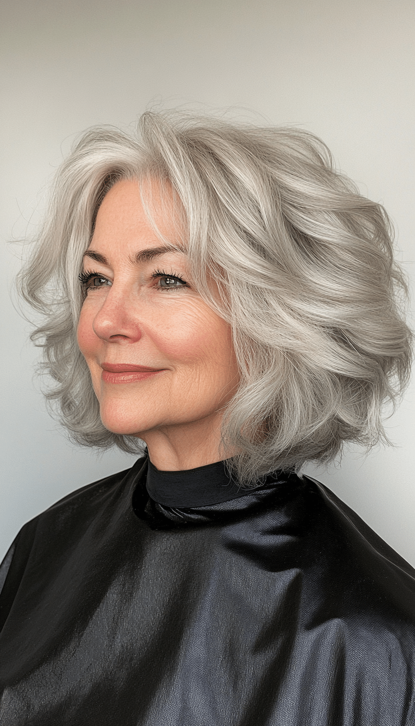 14. Pearly Roots Shag (Shag Haircuts For Women Over 60) - Shag Haircuts For Women Over 60