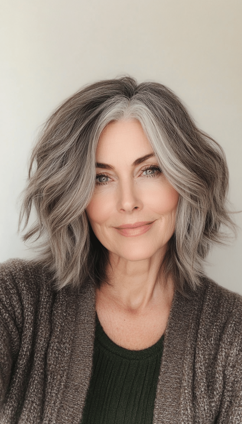 18. Twilight Taupe Style (Shag Haircuts For Women Over 60) - Shag Haircuts For Women Over 60