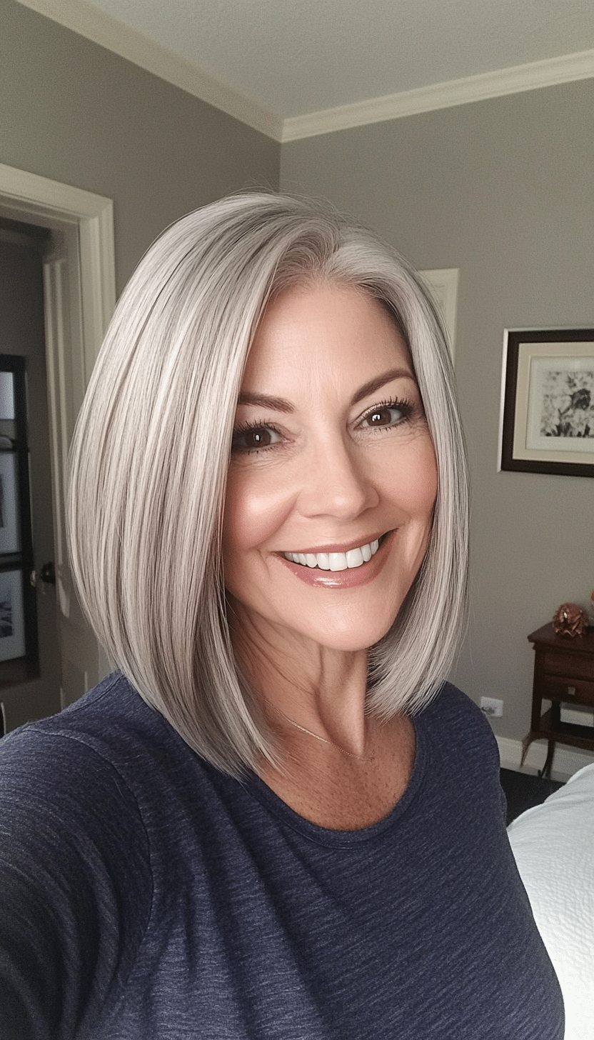 25. Sable Silk (Shorter Haircuts For Older Women) - Shorter Haircuts For Older Women