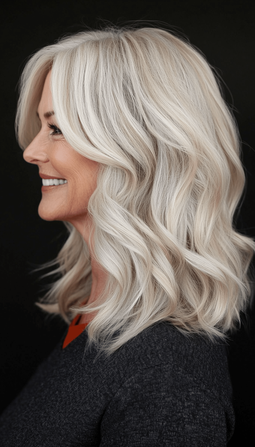 14. Boho Waves - Light Blonde (Trendy Haircuts For Women Over 50) - Trendy Haircuts For Women Over 50